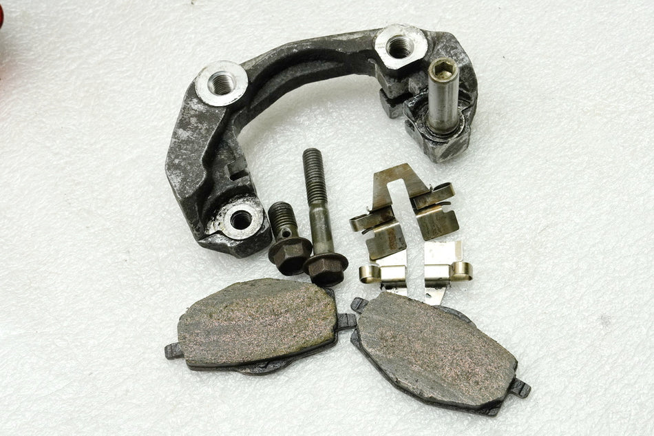 YAMAHA DT 125 R 4BL Placa de anclaje de freno, soporte de pinza de freno delantero, pastillas de freno