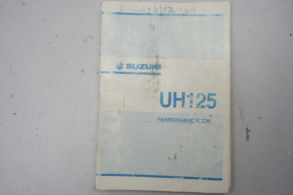 SUZUKI UH 125 BP BURGMAN K2-K6 Fahrerhandbuch Bedienungsanleitung