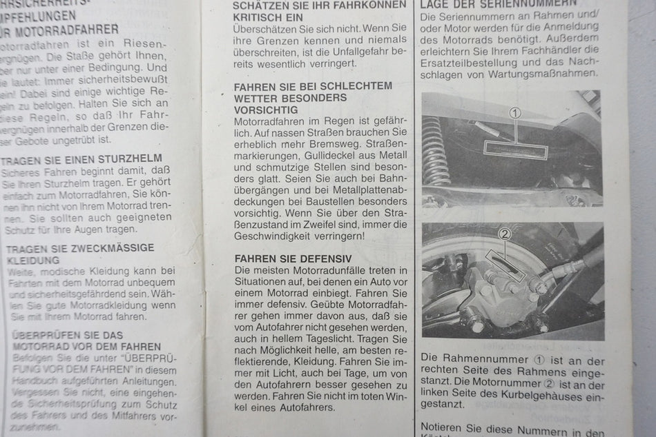 SUZUKI UH 125 BP BURGMAN K2-K6 Fahrerhandbuch Bedienungsanleitung