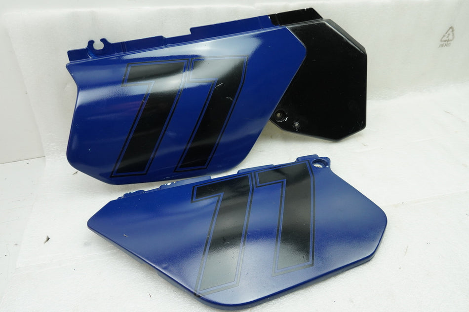 YAMAHA DT 125 R 4BL Tapa lateral izquierda derecha Cubierta Carenado Embellecedor