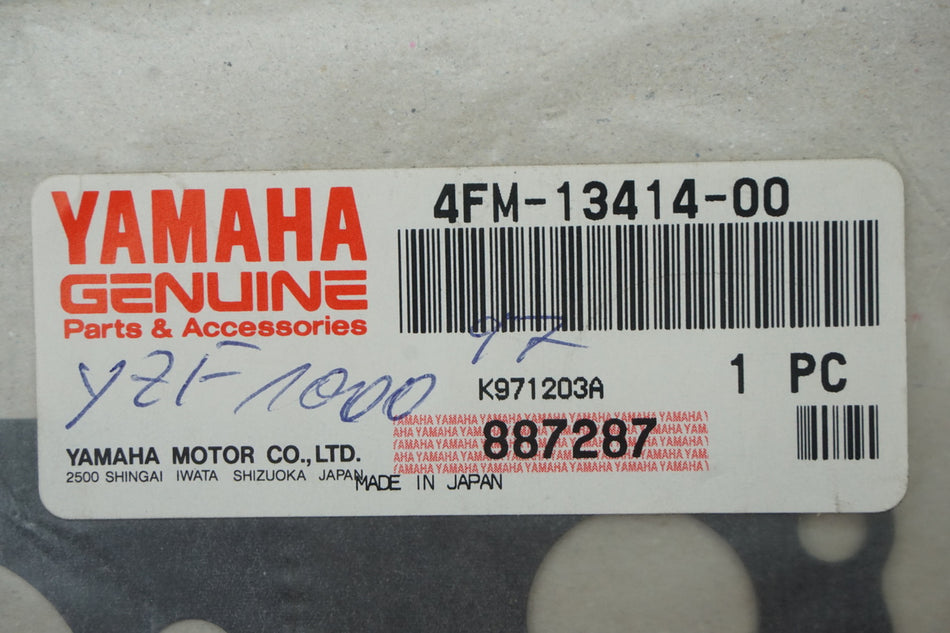 Yamaha Junta Cárter Tapa Motor original 4FM-13414-00 YZF GTS - NUEVO