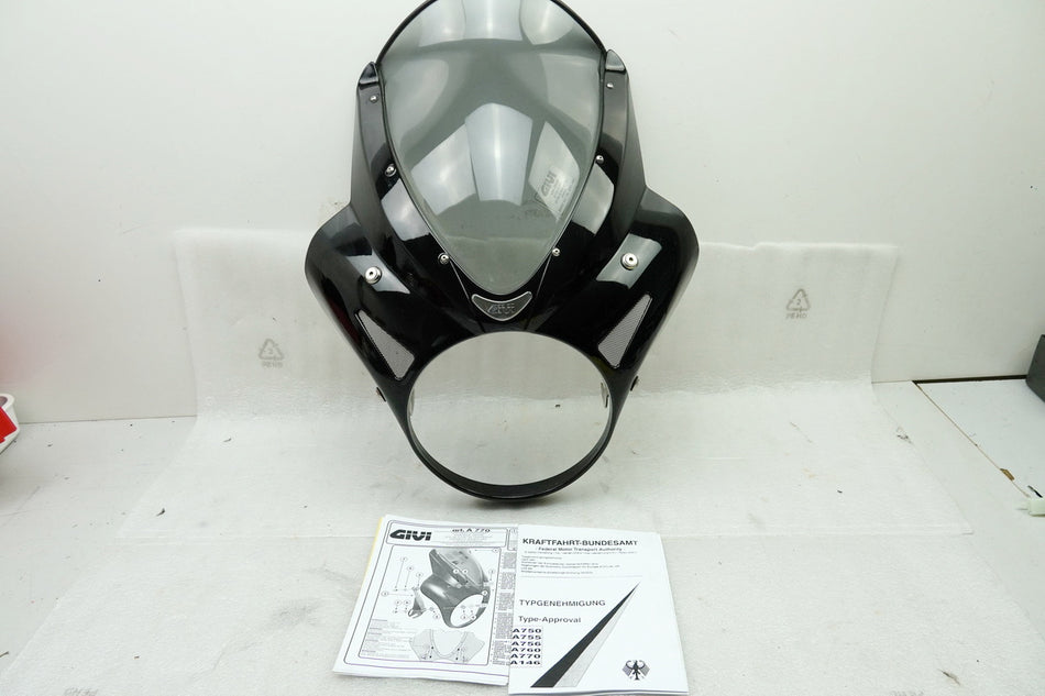 YAMAHA XJR 1300 GIVI A 770 Carenado frontal Máscara de faro Cúpula Carenado