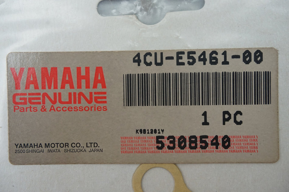 Yamaha Junta Cárter Tapa Motor Original 4CU-E5461-00 YE YA YM - NUEVO