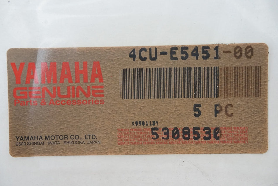 Yamaha Junta de cárter Tapa de motor original 4CU-E5451-00 CY YA YE - NUEVO