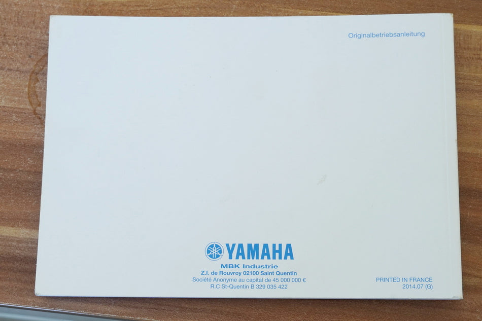 YAMAHA MT 125 A RE11 (RE29) Manual de instrucciones Manual del propietario