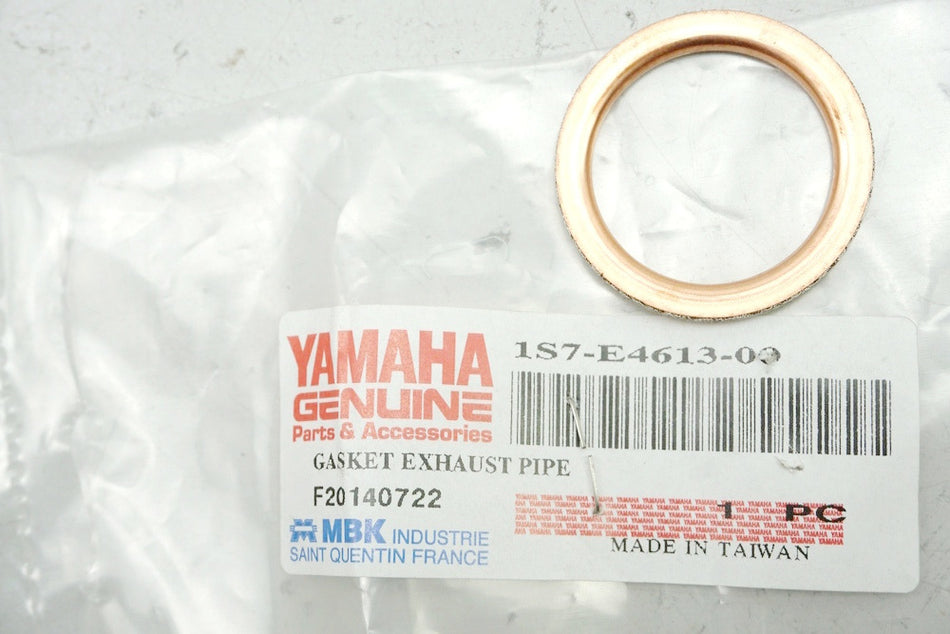 Yamaha Junta de escape para colector 1S7-E4613-00 original WR YZF - NUEVO