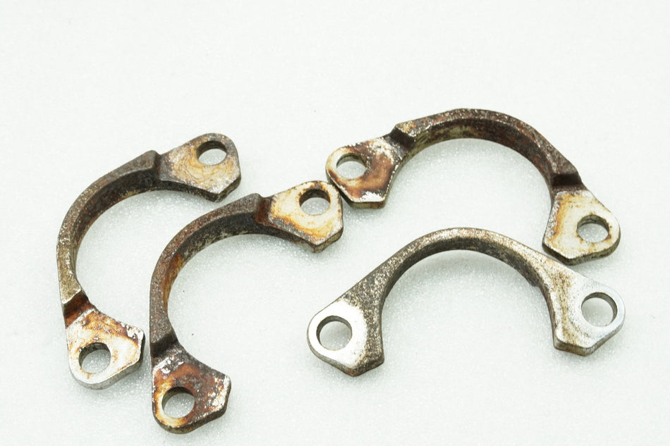 KAWASAKI ZZR 1100 D ZXT10D G  Halter Krümmer Schellen Halbmond Flansch