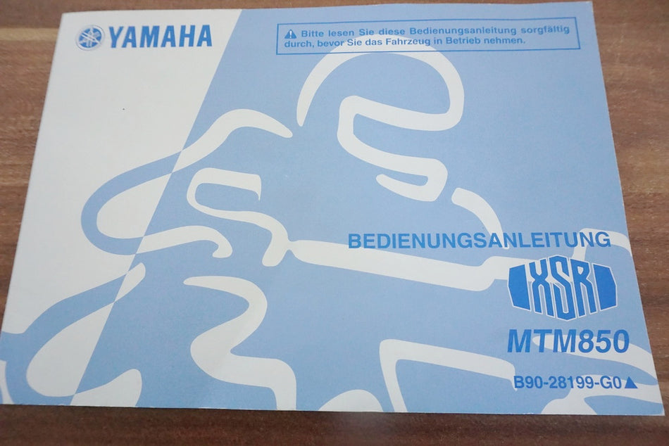 YAMAHA XSR 900 RN43 Manual de instrucciones Manual de usuario