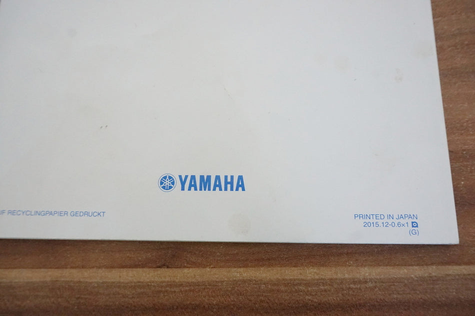 YAMAHA XSR 900 RN43 Manual de instrucciones Manual de usuario