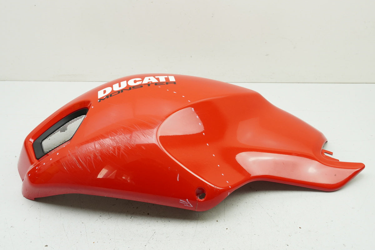 DUCATI MONSTER 696 ABS M5 Tankverkleidung links Abdeckung Tank Cover NUR 1626km