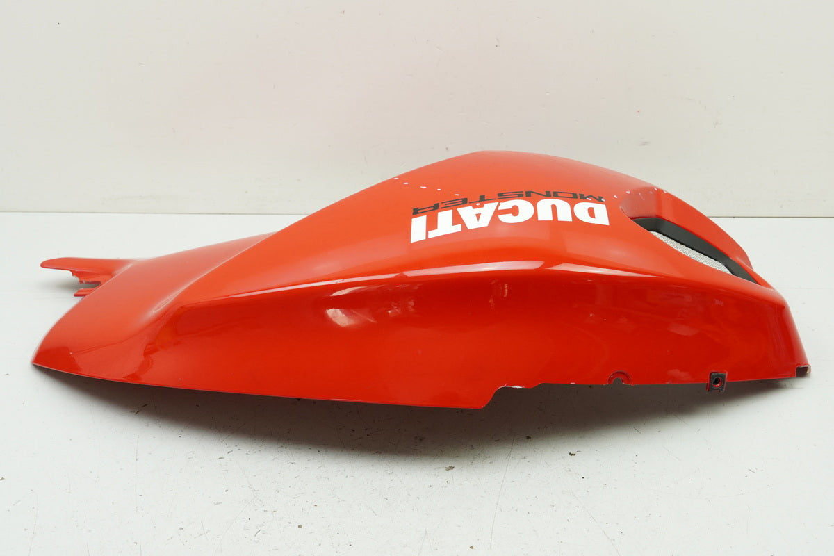 DUCATI MONSTER 696 ABS M5 Tankverkleidung links Abdeckung Tank Cover NUR 1626km