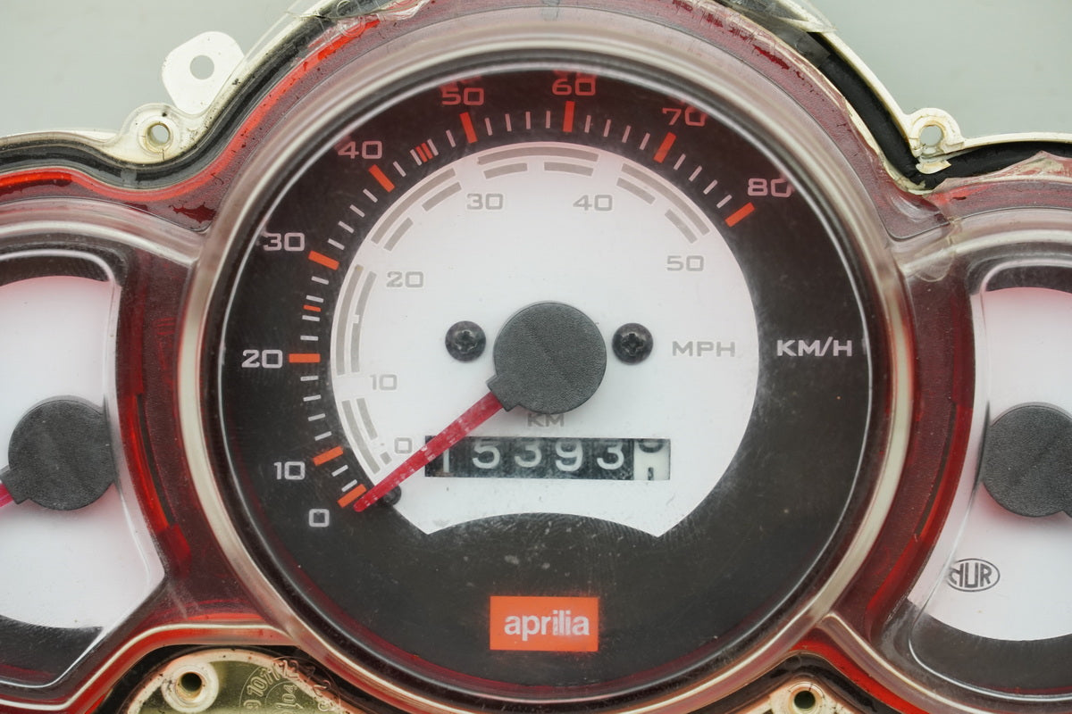 APRILIA SR 50 ZD4TEA Tacho Cockpit Instrumente Speedometer 15393 km
