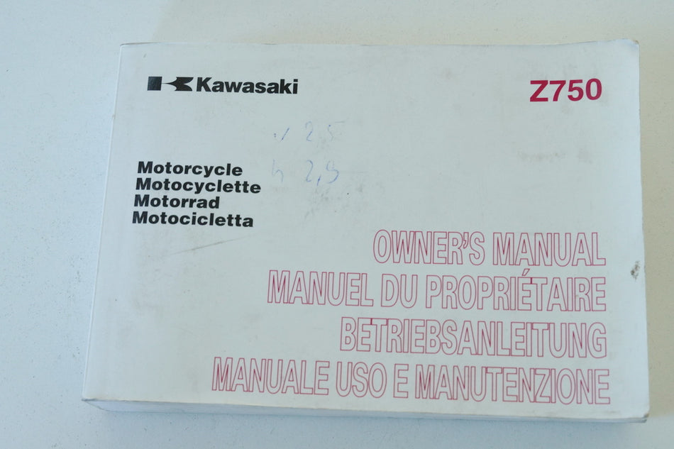 KAWASAKI Z 750 ZR750J Manual de taller manual de instrucciones original 04-06