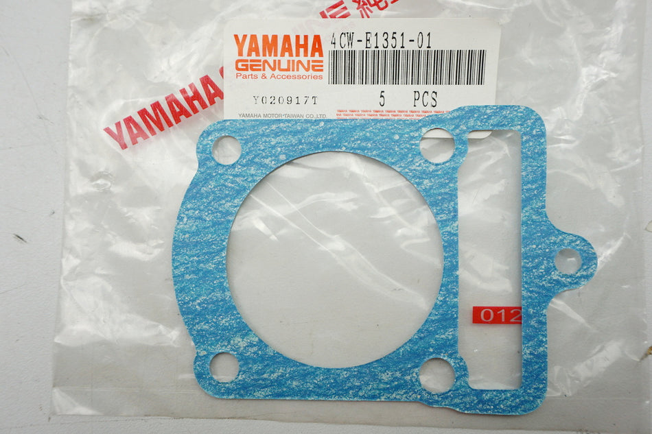 Yamaha Gasket Cylinder Cylinder Base original 4CW-E1351-01 XC125 - NEW