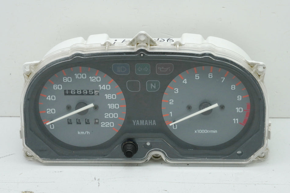 YAMAHA XJ 600 S 4BRA DIVERSION Cuentakilómetros Salpicadero Instrumentos Cuentarrevoluciones 16895 km
