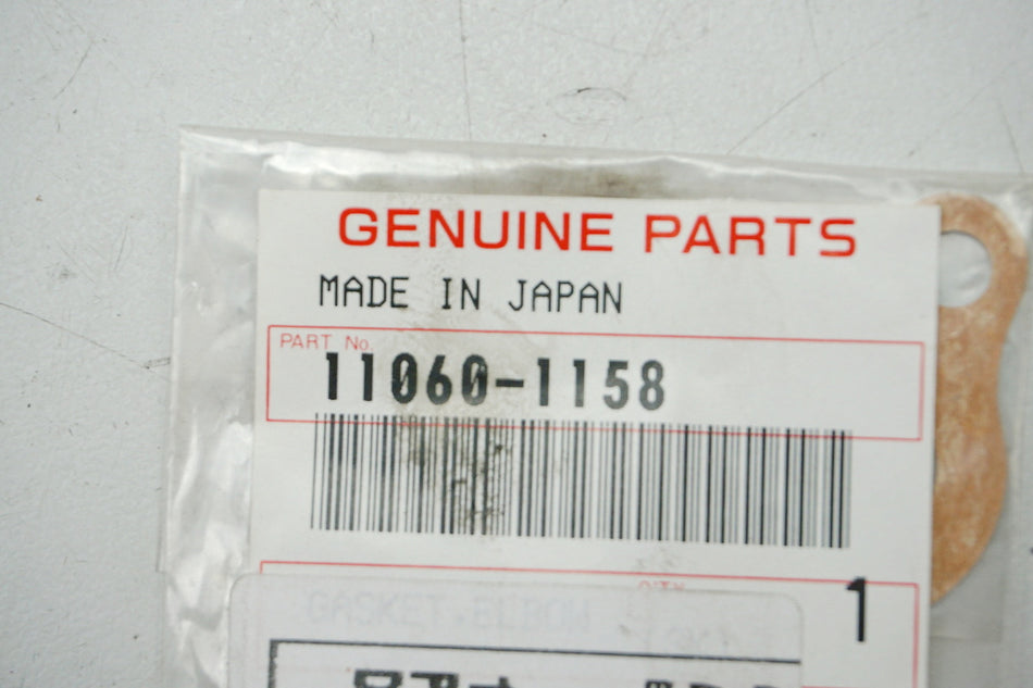 Kawasaki Junta Conexión de agua Tubo de radiador original 11060-1158 KMX - NUEVO
