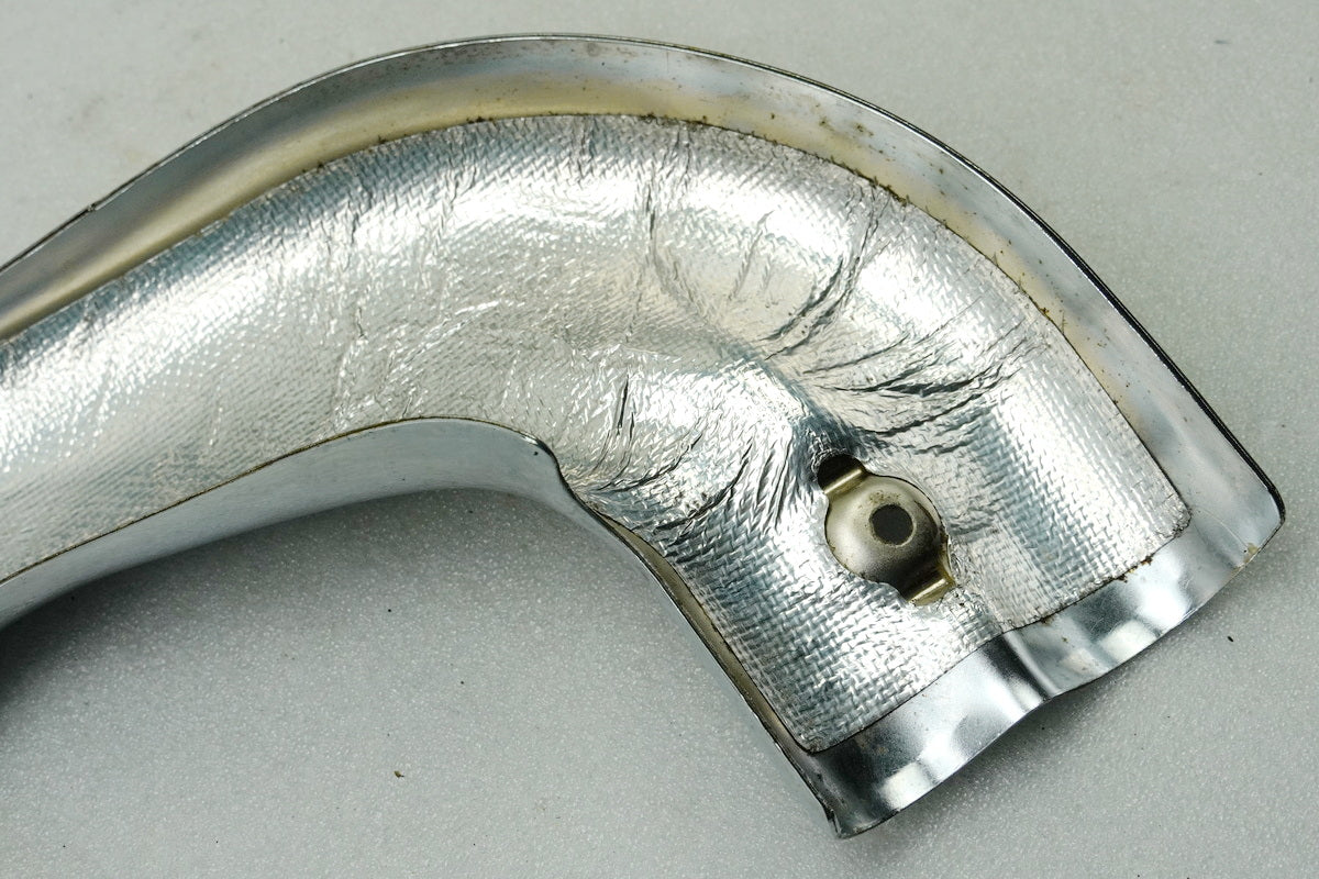 Kawasaki EL 252 EL 250 B Eliminator Cubierta del colector superior Escudo térmico Tapa