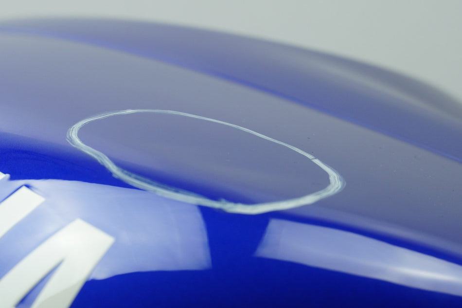 YAMAHA R6 RJ03 Depósito de gasolina azul, sin óxido 99-02