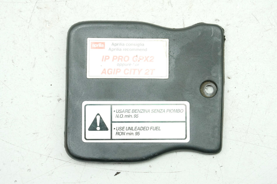 APRILIA SR 50 ZD4TEA Cubierta Tapa Combustible Indicador de combustible Tapa Embellecedor