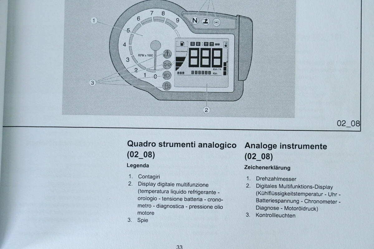 Aprilia Pegaso 650 Strada Bedienungsanleitung Handbuch Betriebsanleitung original