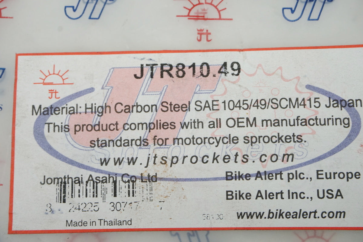 JTR Kettenrad Carbon Stahl JTR810.49 - NEU