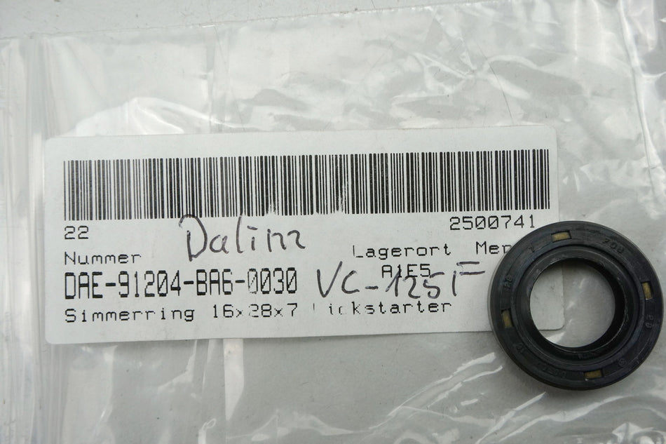 Daelim Simmerring Kickstarter 16x28x7 original DAE-91204-BA6-0030 VL VS VT - NUEVO