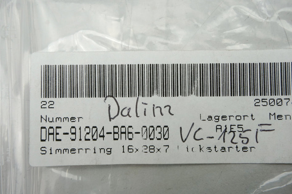 Daelim Simmerring Kickstarter 16x28x7 original DAE-91204-BA6-0030 VL VS VT - NUEVO