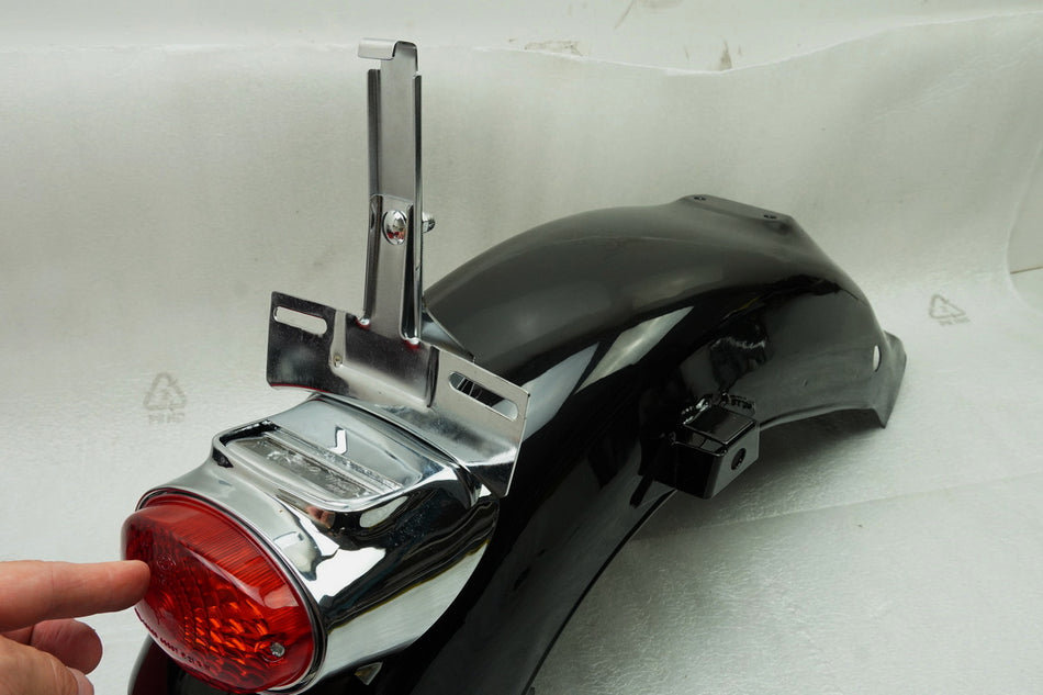 YAMAHA XV 535 VIRAGO Kotflügel hinten Fender Rücklicht Radlauf Custom Umbausatz