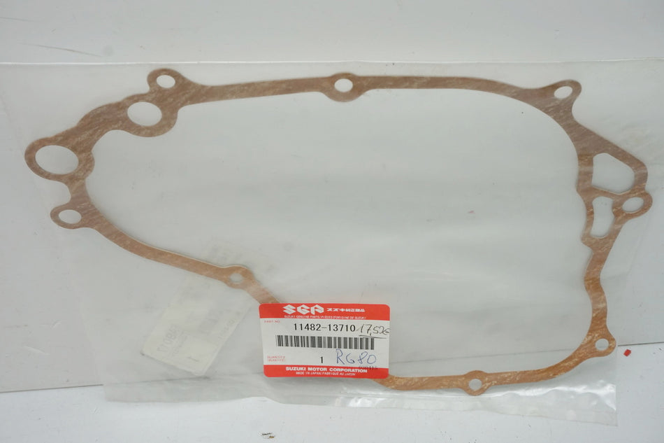 Suzuki Junta de la tapa del embrague original 11482-13710-000 RG80 RMX50 - NUEVO