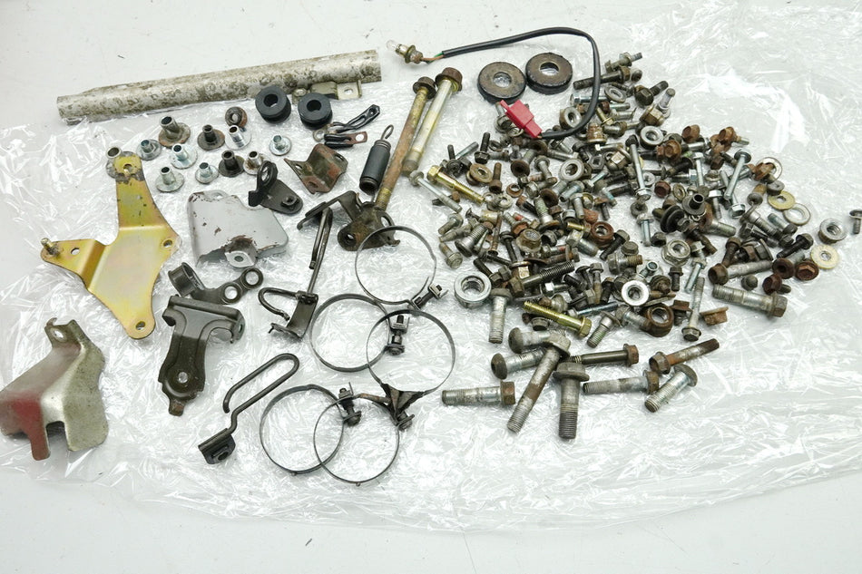 HONDA XL 600 PD06 TRANSALP Tornillos Piezas pequeñas Soportes Tuercas (para bastidor)
