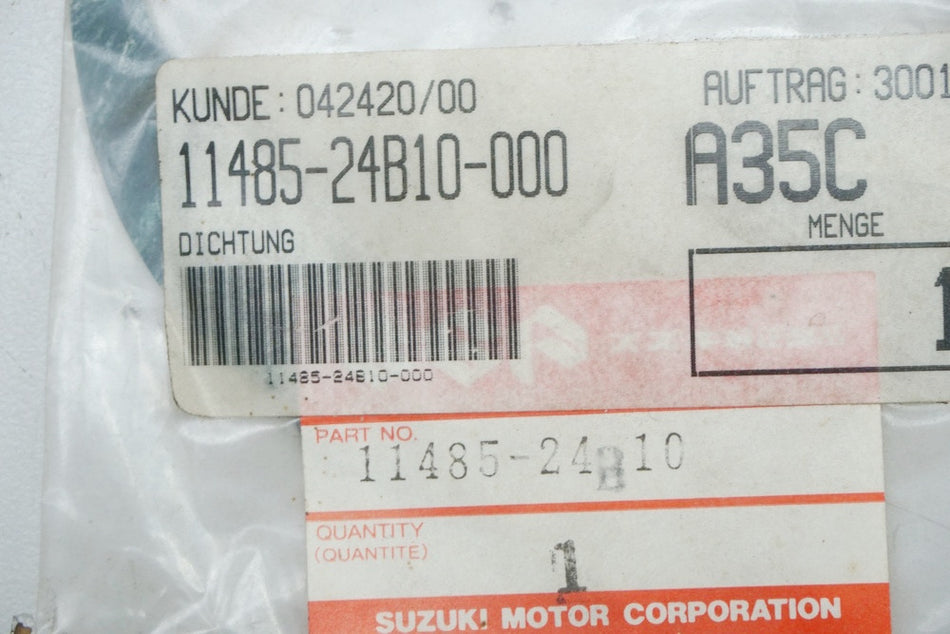 Suzuki Junta Carcasa Motor, Junta Carcasa Motor, original 11485-24B10 LS - NUEVO