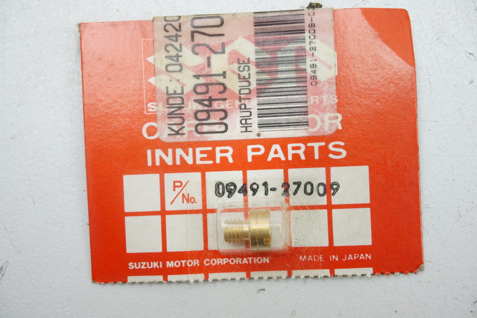 Suzuki Main Jet Carburetor original 09491-27009 DR GS GSX RM VX - NEW