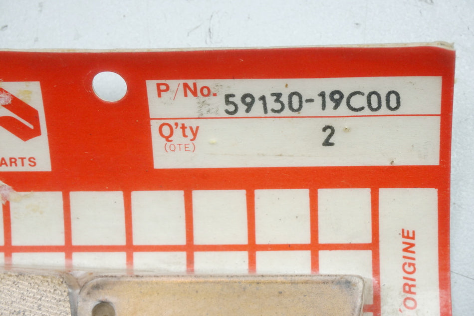 Pastillas de freno Suzuki 59130-19C00 (59100-19820) originales - NUEVAS