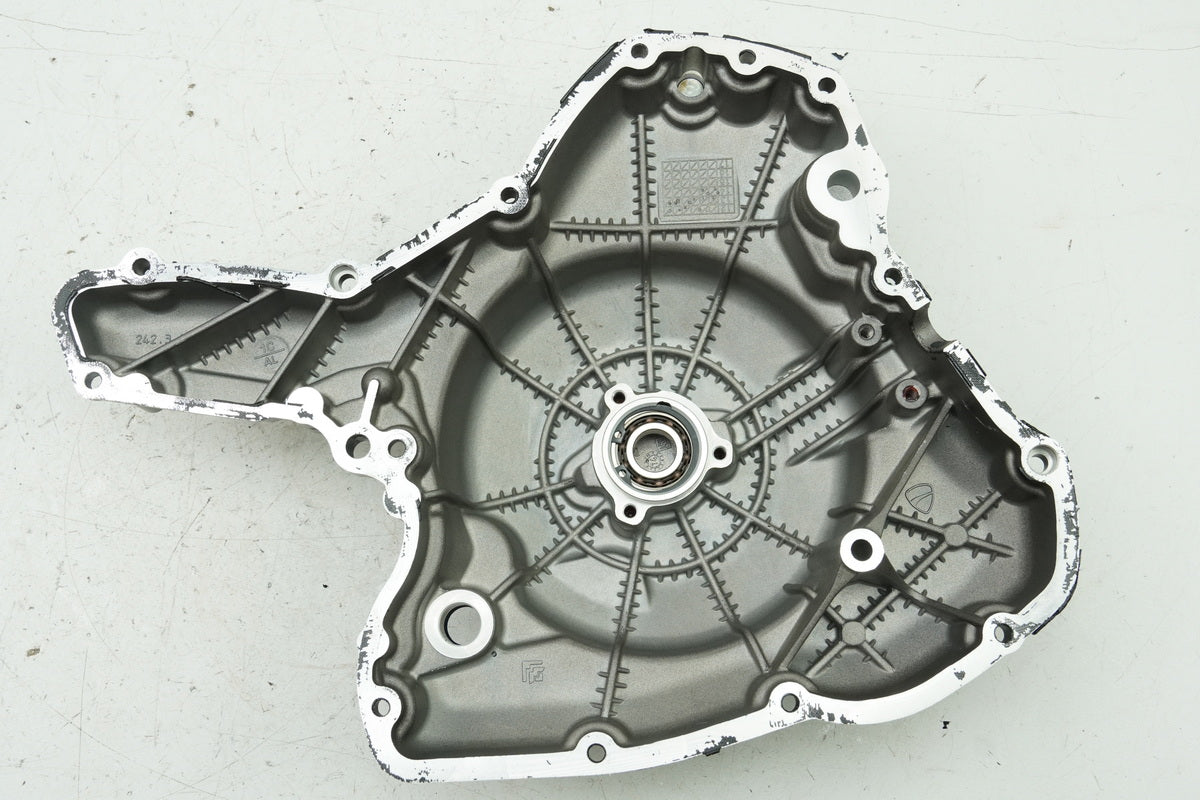 DUCATI MONSTER 696 ABS M5 Tapa izquierda cubierta de generador del motor SOLO 1626km