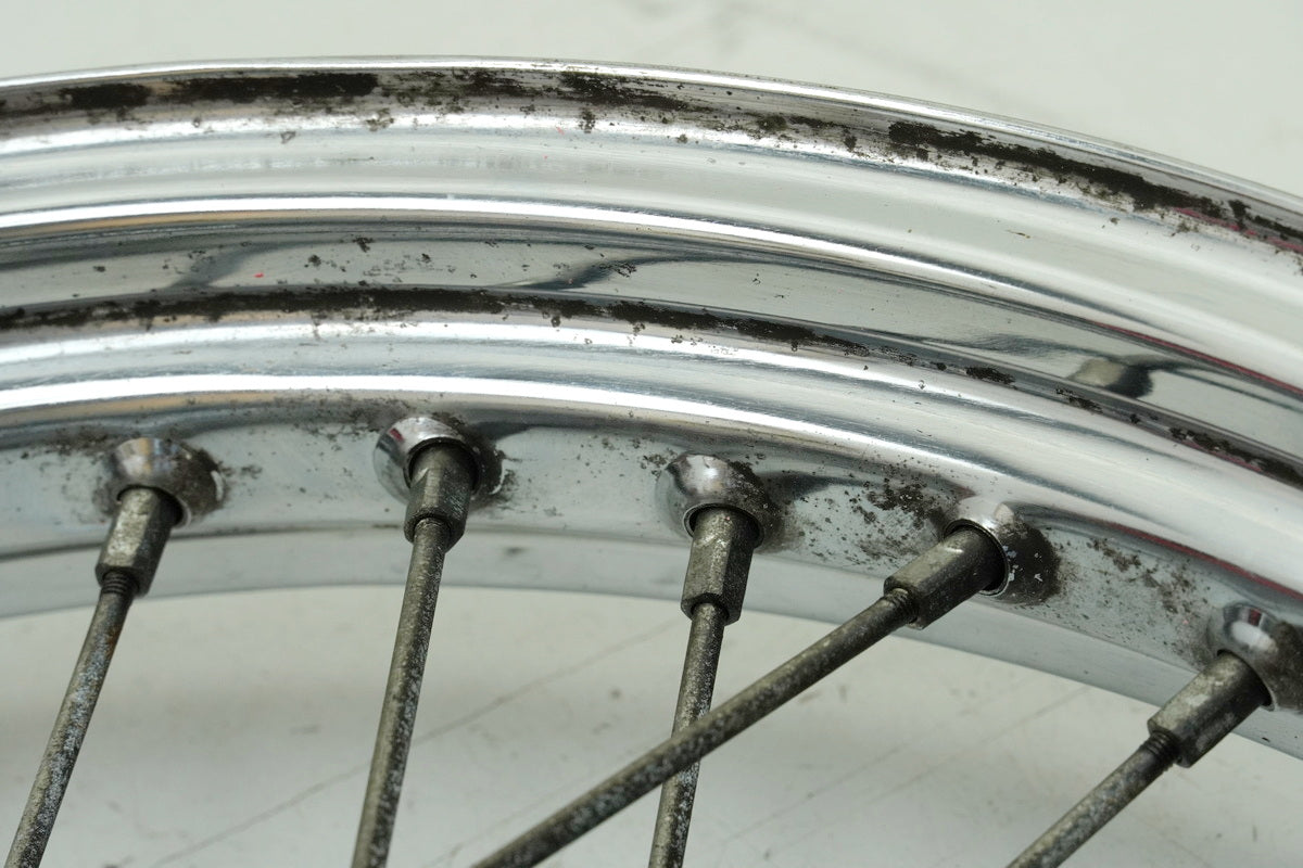 Kawasaki EL 252 EL 250B Eliminator Felge vorn Vorderrad unfallfrei Nabe J17x2.15