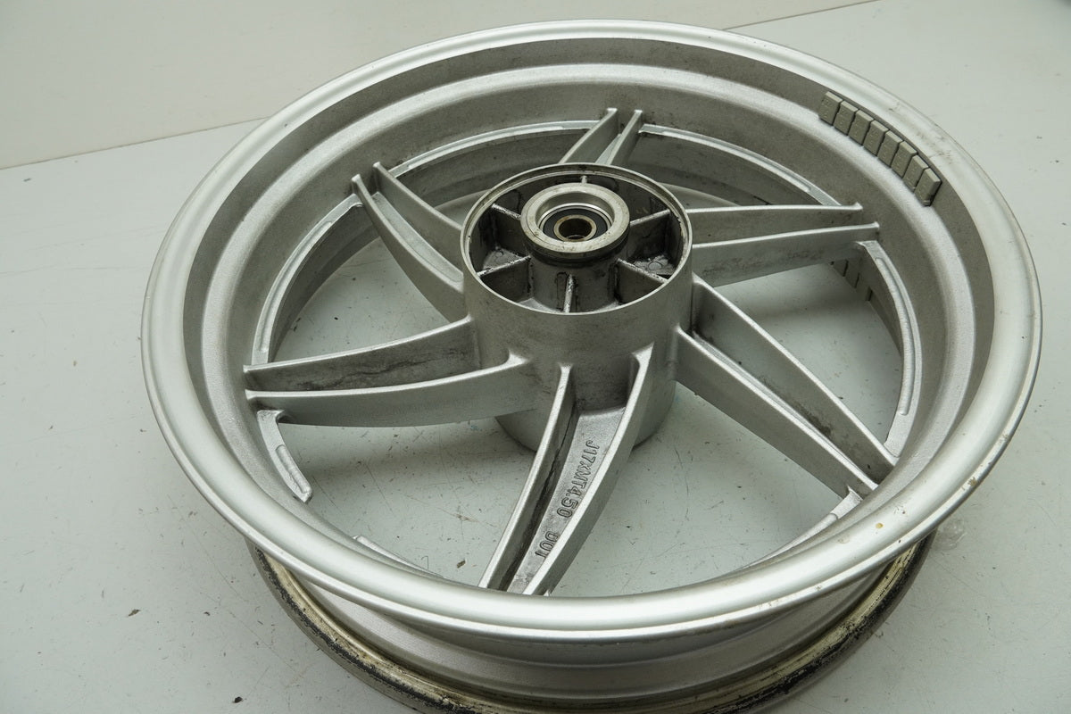 HYOSUNG GT 650 R N S - Rear rim rear wheel J 17 x MT 4.50 accident-free silver