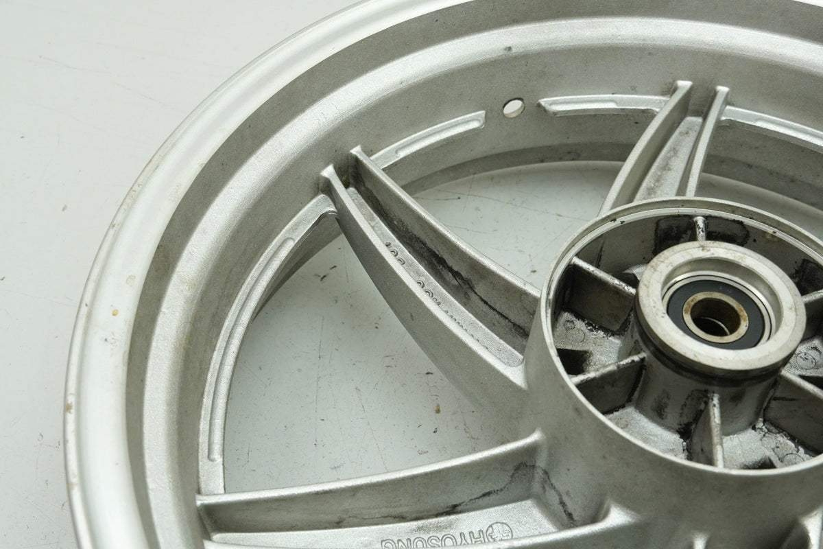 HYOSUNG GT 650 R N S - Rear rim rear wheel J 17 x MT 4.50 accident-free silver