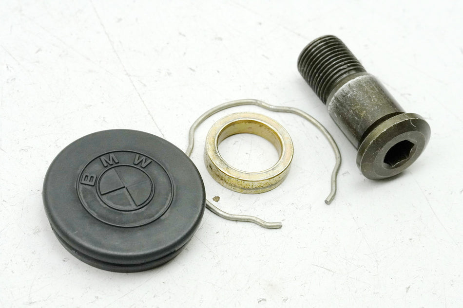 BMW R 850 R 259 Perno de rodamiento Horquilla superior Emblema Cubierta Tapa Tornillo Soporte