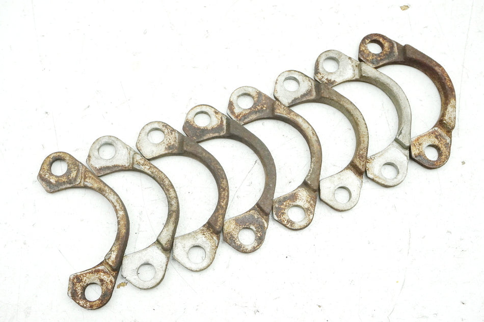 KAWASAKI GPZ 1100 ZXT10E Schellen Krümmer Halter Halbmonde Auspuff