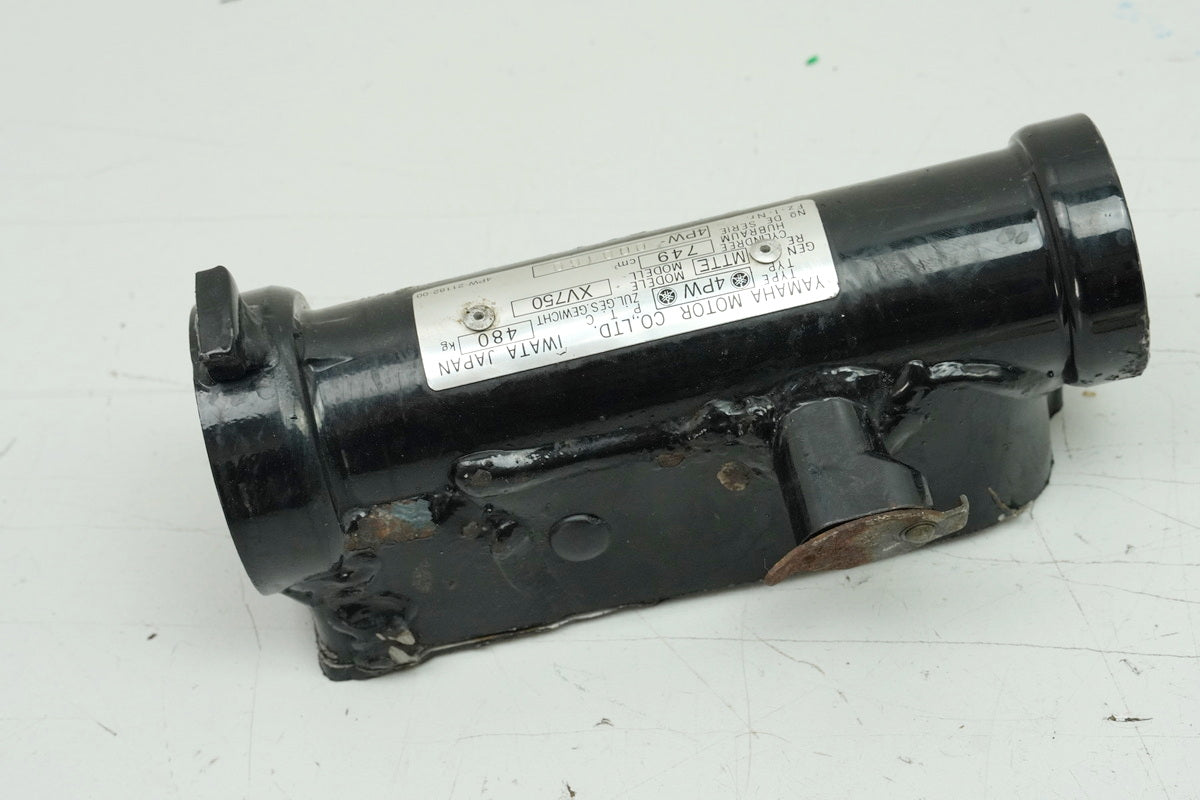 YAMAHA XV 750 4PW VIRAGO Frame & Title Frame Head Documents Type Plate