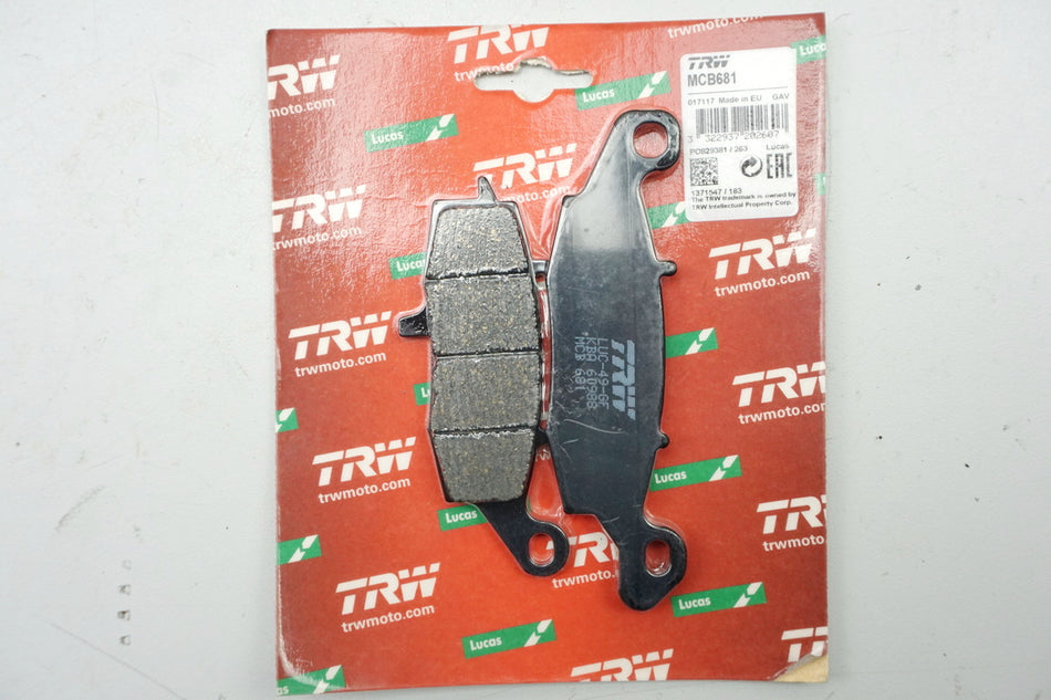 Pastillas de freno originales Lucas TRW MCB681 Kawasaki Suzuki - NUEVAS