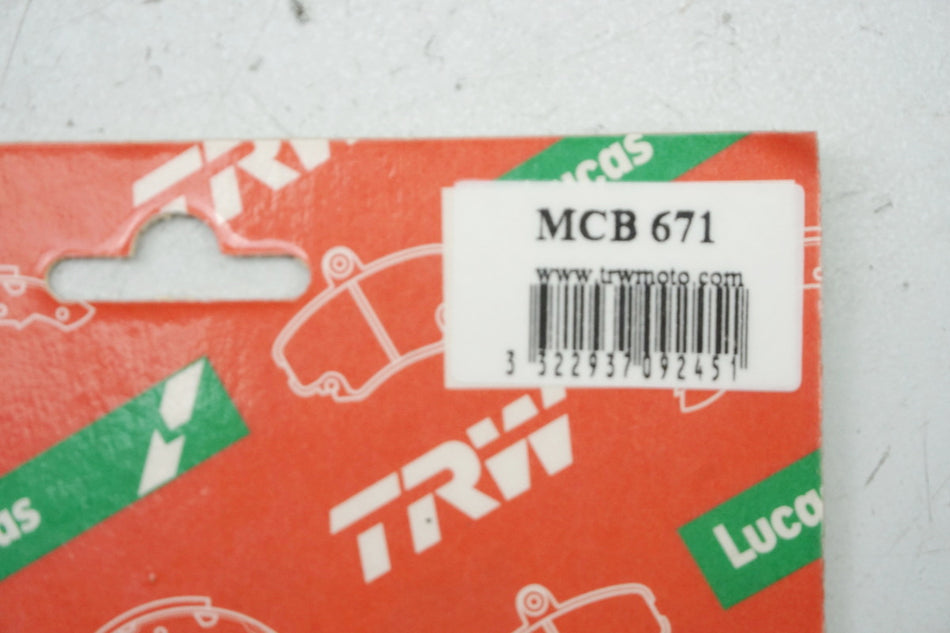 Pastillas de freno Lucas TRW MCB 671 originales Aprilia BMW Ducati - NUEVO