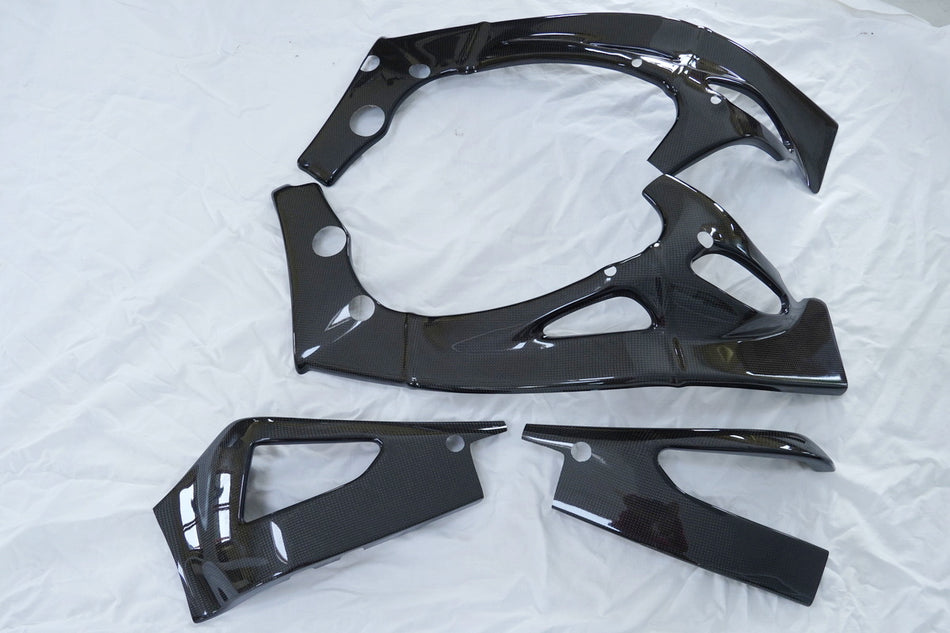 YAMAHA YZF R1 RN22 Protector de Chasis Tapa Carbono Marco Cubierta Basculante Embellecedor