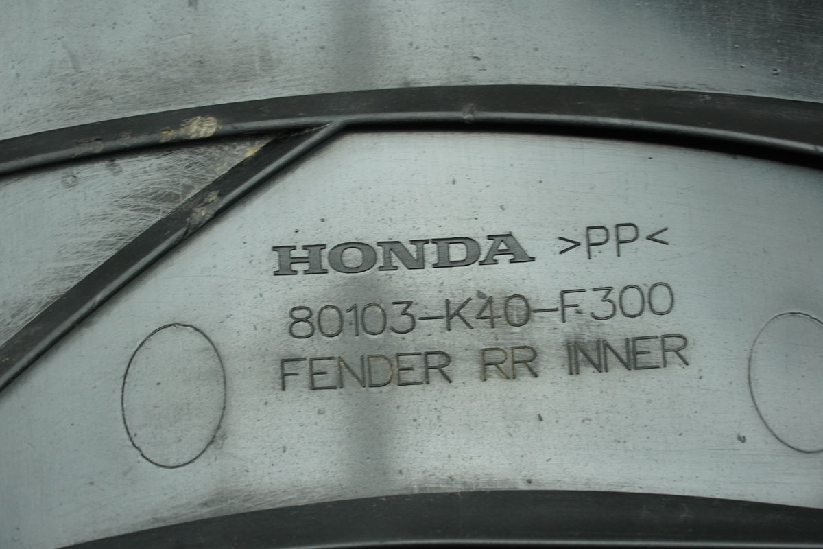 Honda NSS 125 AD JF69 Forza Guardabarros trasero Cubrerrueda trasera Paso de rueda Aleta