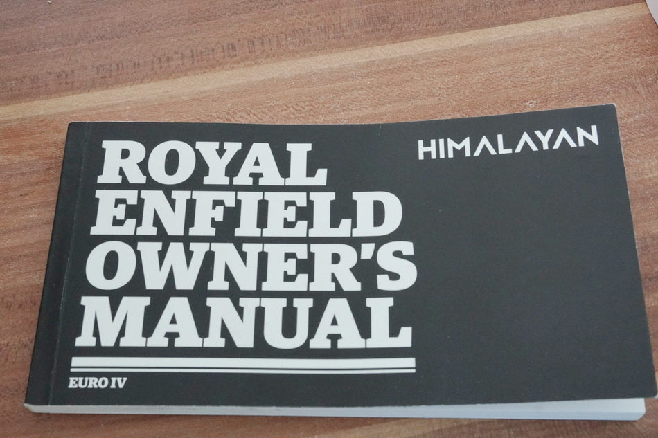 Royal Enfield Himalayan Owners Manual Handbuch Betriebsanleitung in englisch
