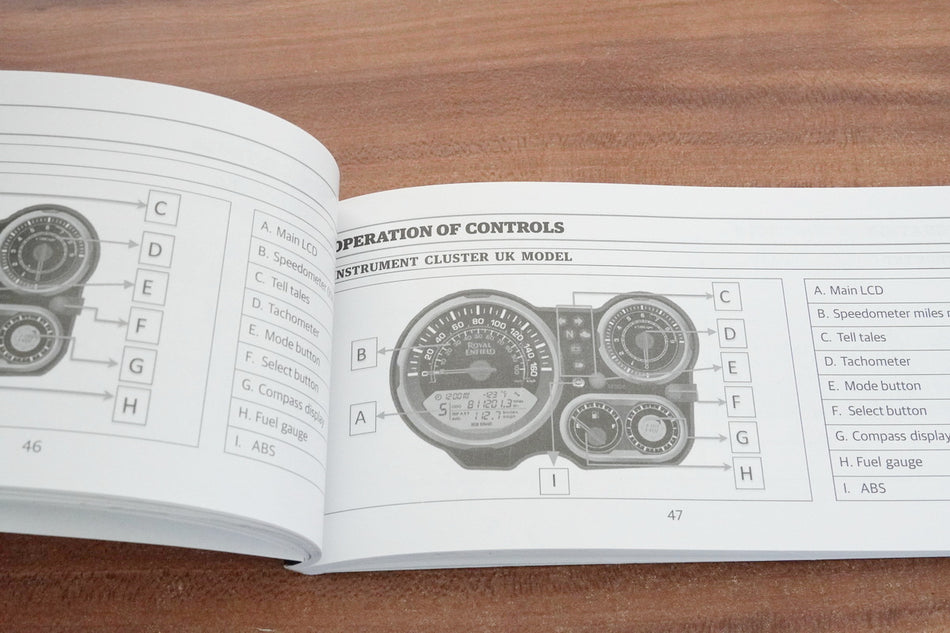 Royal Enfield Himalayan Owners Manual Handbuch Betriebsanleitung in englisch
