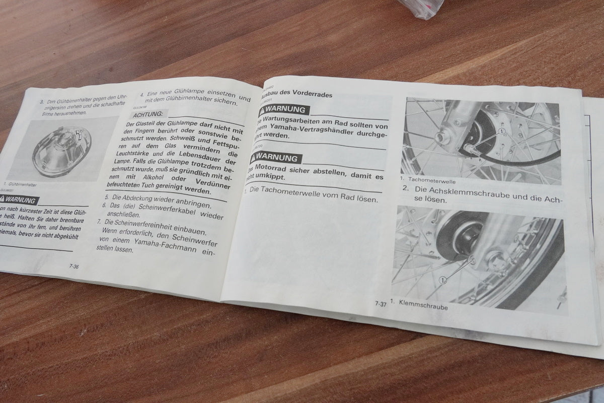 MANUAL DE INSTRUCCIONES YAMAHA XV 535 S / XV 500 S 3BT (3BT-28199-G0)