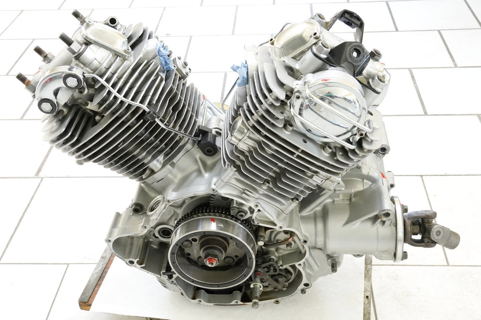 YAMAHA XV 750 4PW VIRAGO Motor Engine Kurbelwelle Zylinderkopf Getriebe