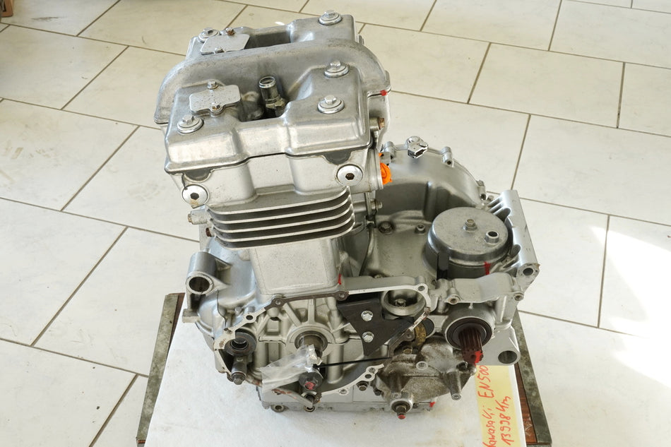 KAWASAKI EN 500 EN 500A Motor Kurbelwelle Zylinderkopf Getriebe Kupplung 13998km