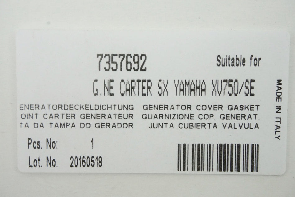 Junta de tapa del alternador 7357692 para Yamaha XV750 XVS1100 - NUEVO